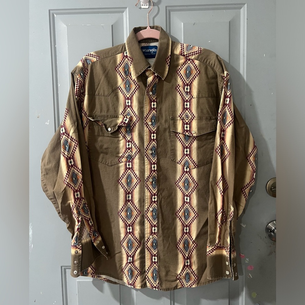 Vintage Wrangler Snap Shirt